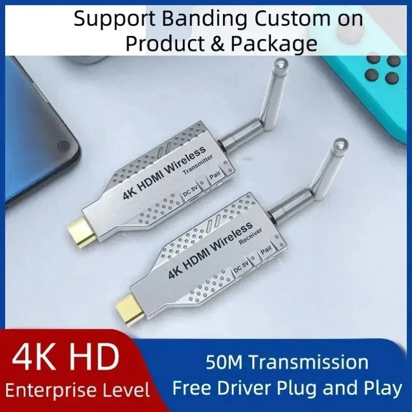 150M 무선 비디오 송신기 수신기 HDMI 호환 익스텐더 TV 스틱 스크린 미러 어댑터 스위치 DVD PC-TV 프로젝터