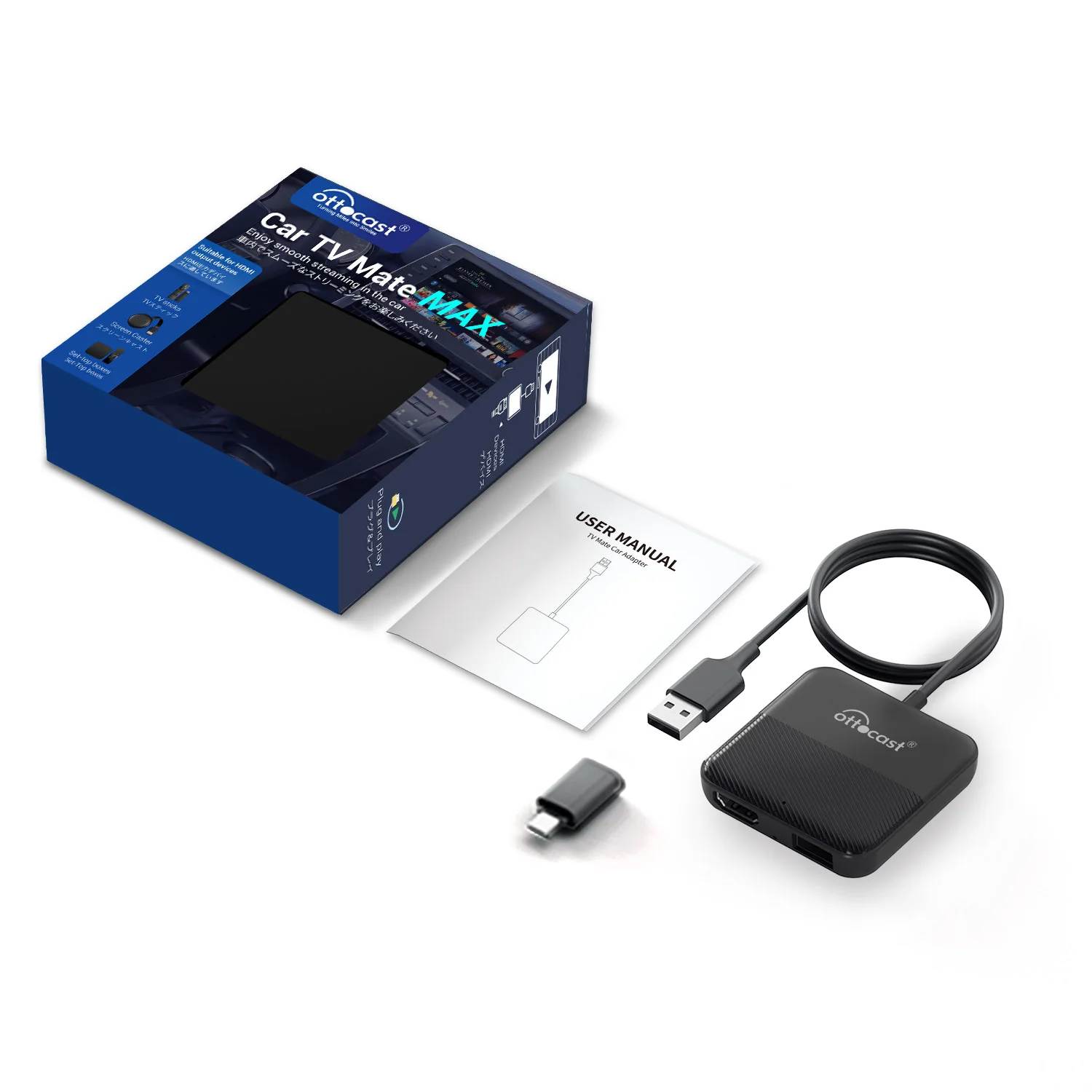 Ottocast Express Car Tv Mate Max Wirelss Carplay Android