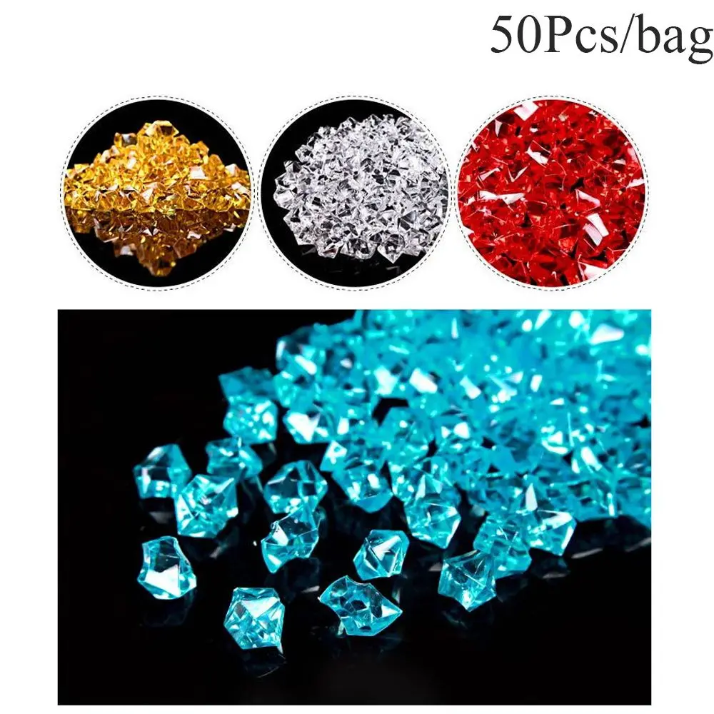 Title 1, 50Pcs/bag Colorful 1.4*1.1cm Aquarium Acrylic S...