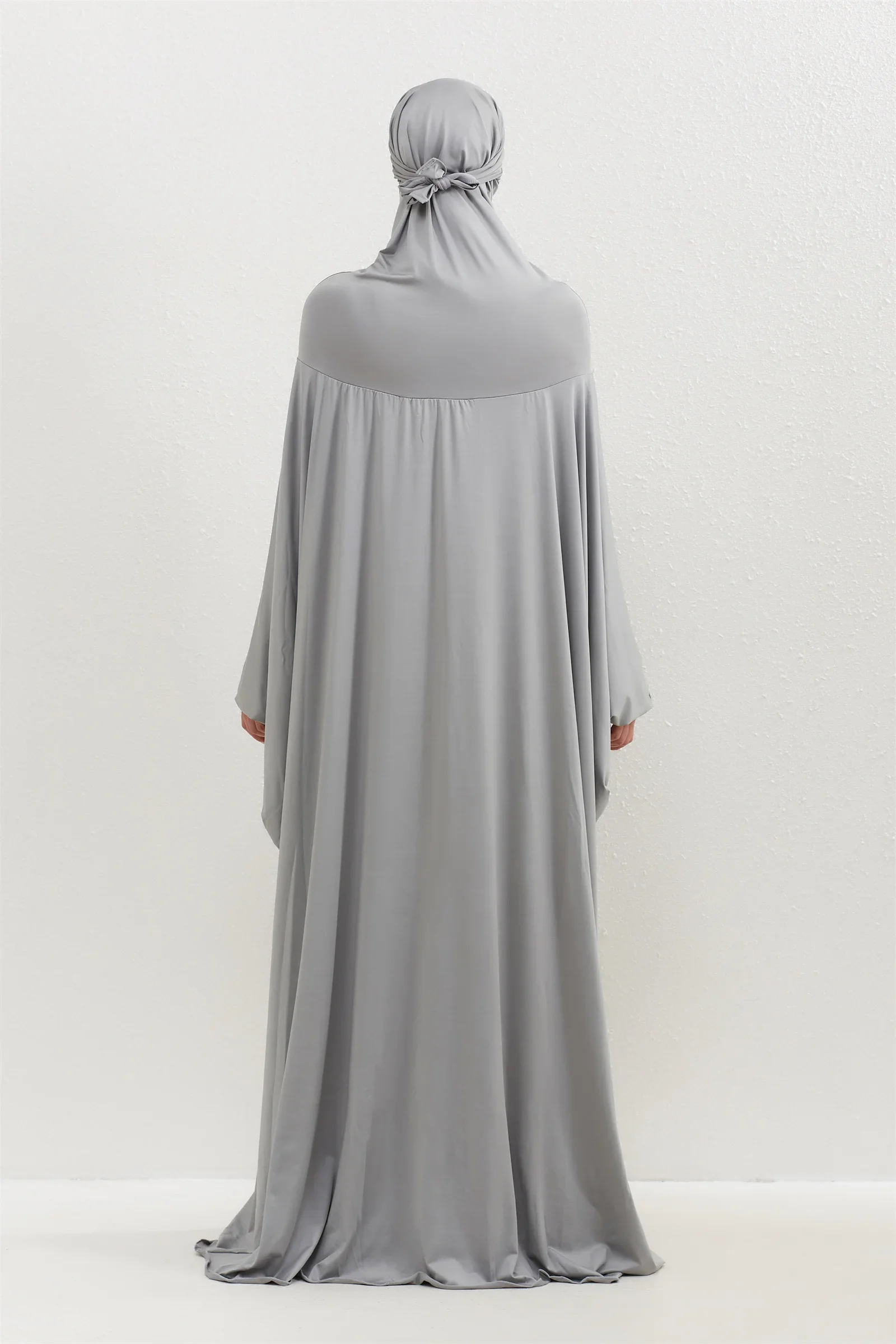 Hooded Muslim Prayer Abaya Dress S939b2be5cee4402cbee8629f6c165064y