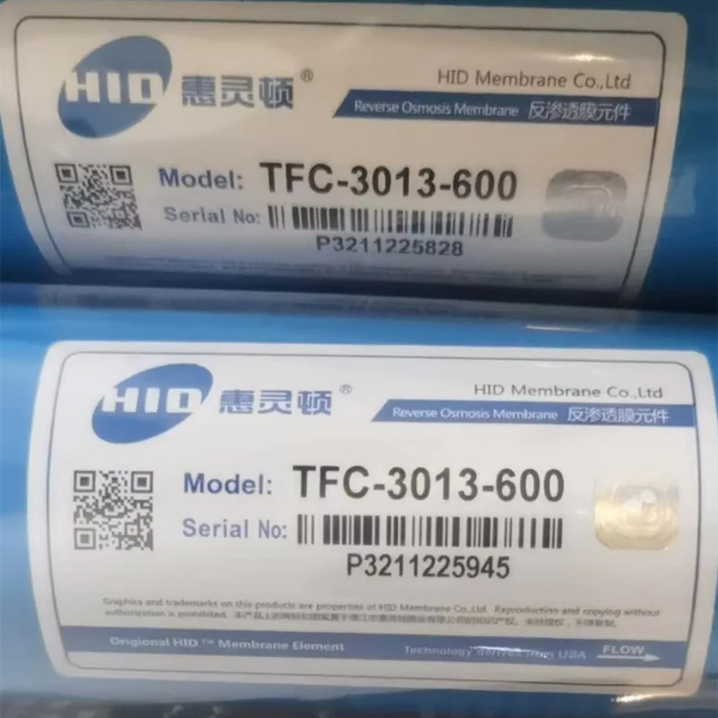 2pcs 600 gpd 역삼 투 워터 필터 HID 3013-600 ro 멤브레인 주방 정수기 부품