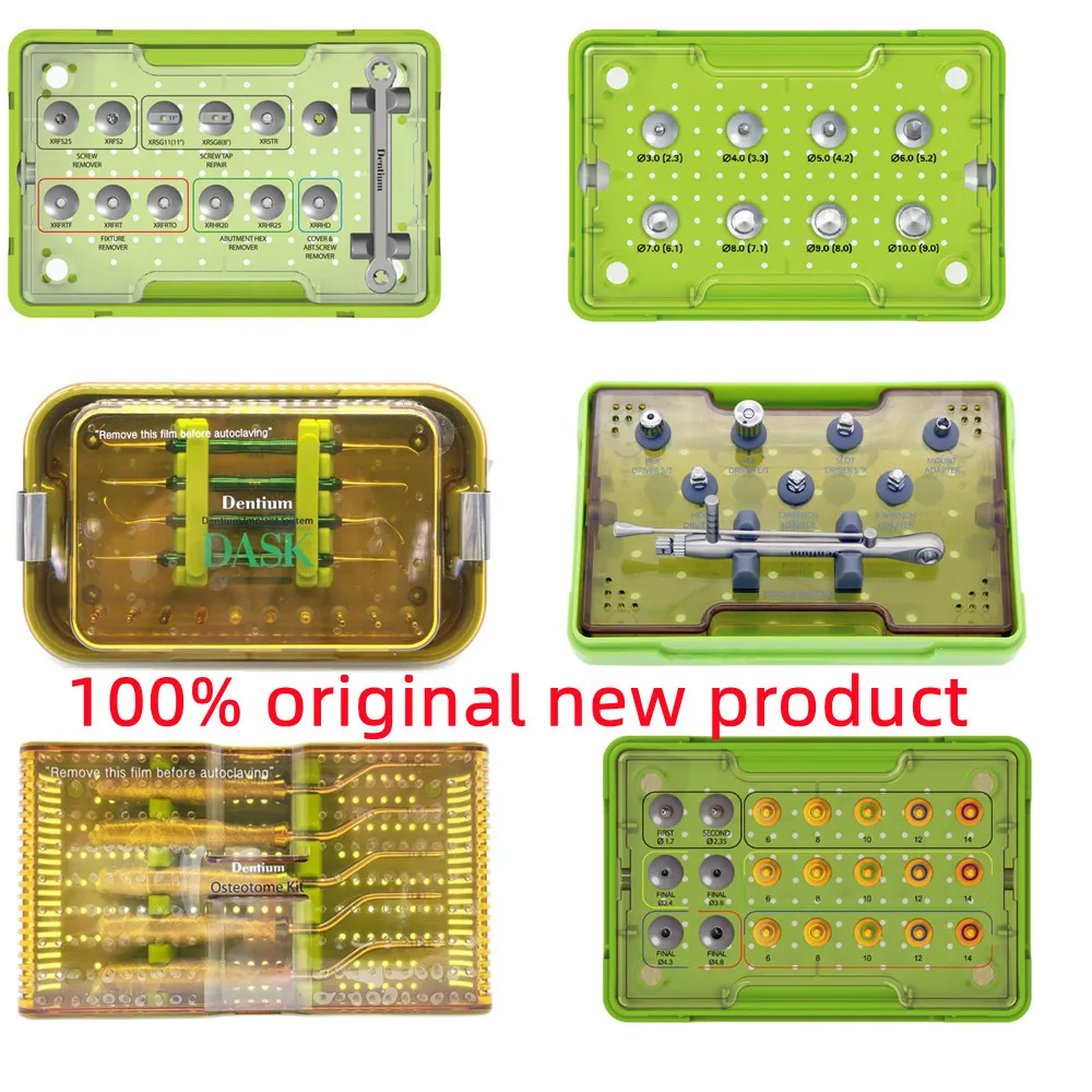 

100% Оригинальные стоматологические наборы, стоматологические импланты, хирургические инструменты, Стоматологический Хирургический динамометрический ключ инструменты для драйверов DASK XIP XIH