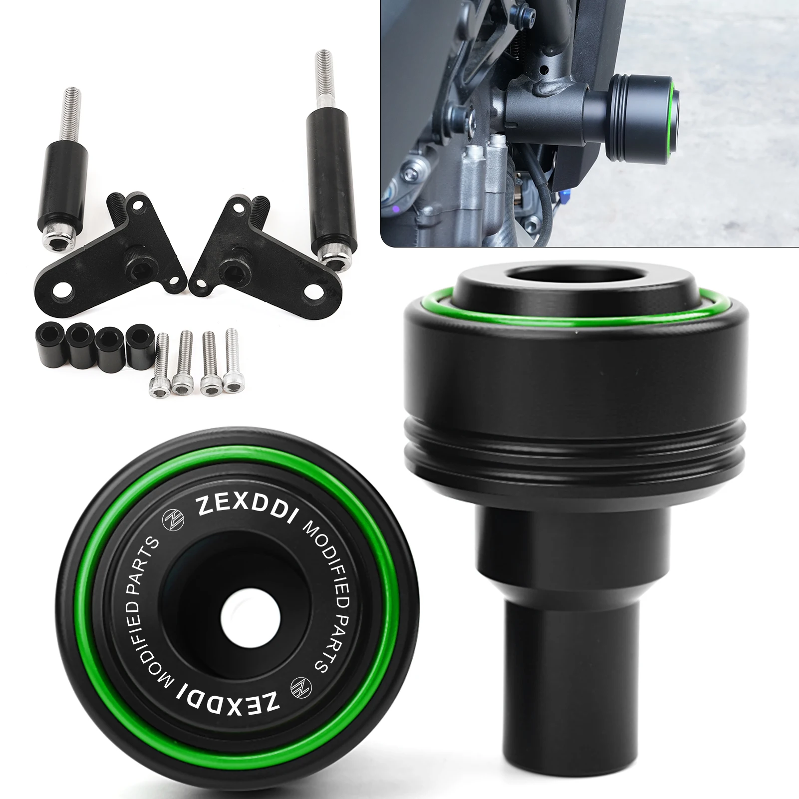 카와사키 Z500 닌자500 Z500 SE Z 500 2024-2025 2026 오토바이 액세서리 프레임 슬라이더 낙하 보호 크래시 프로텍터
