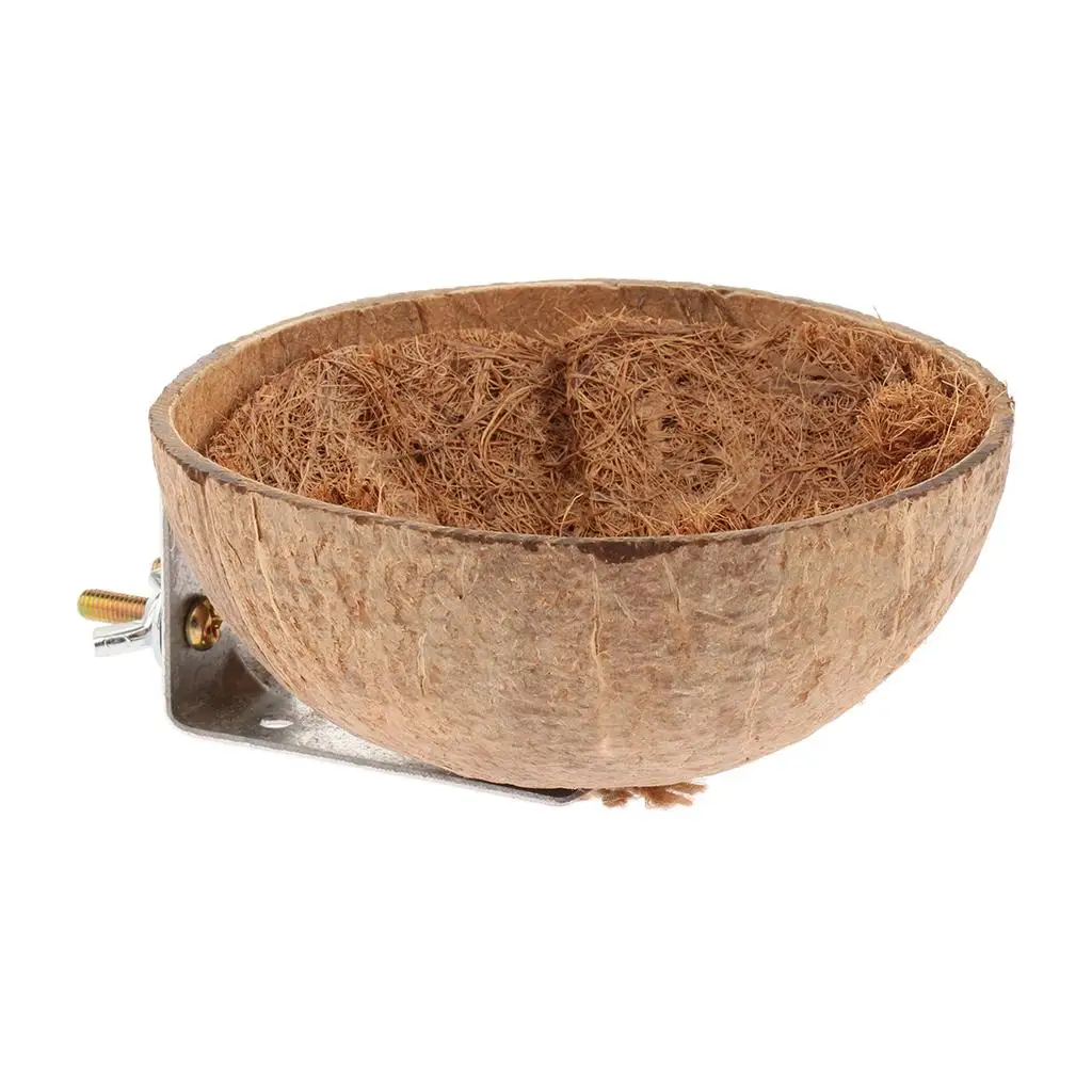 Coconut Shells Parrot Nest House for bird cage accessories