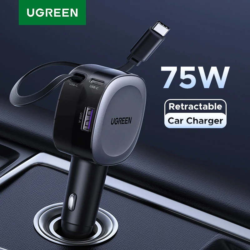 Retractable Chargeur Voiture, Chargeur De Voiture Rétractable