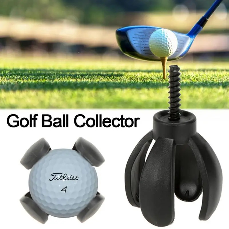Recogedor de bolas de Golf para Putter de 4 puntas, palo de Golf con ventosa, con tornillos, recogedor de bolas superior