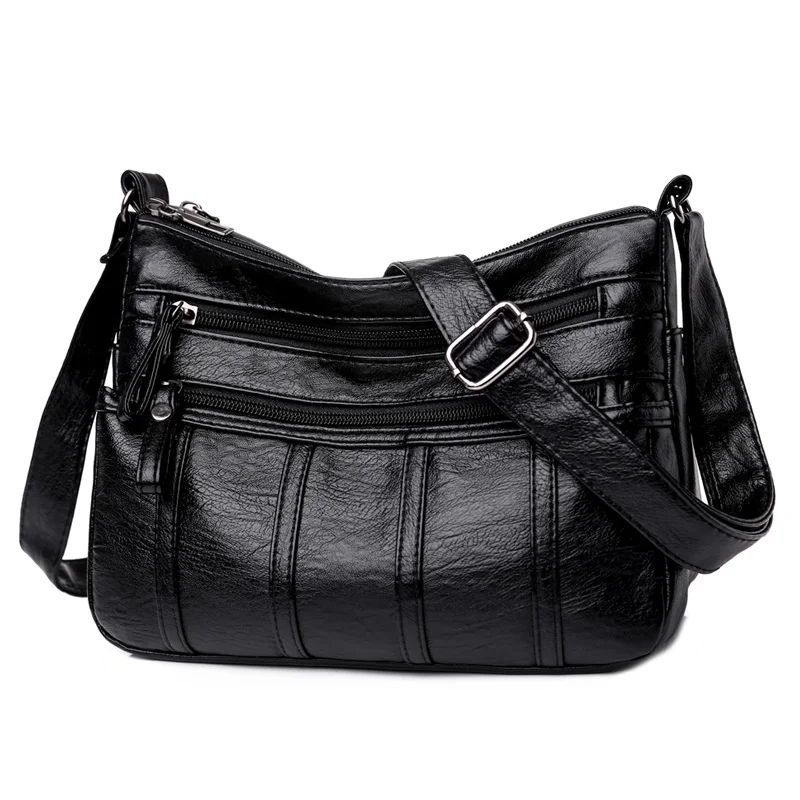 

2024 дизайнерская Новая женская сумка из мягкой искусственной кожи, женская сумка через плечо для матерей, роскошные сумки, сумки на плечо