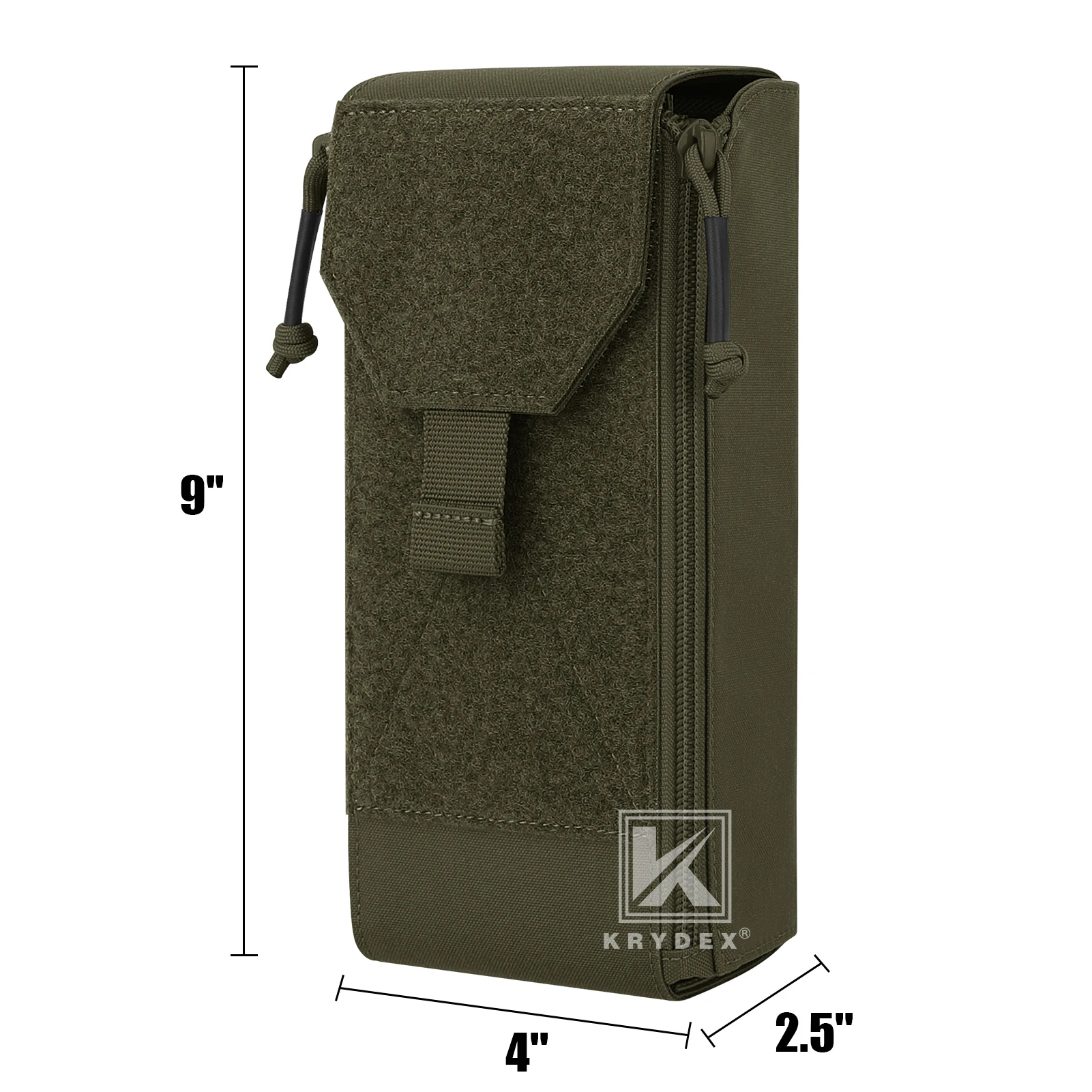 KRYDEX Taktische Schrotflinten-Shell-Halterungstasche, 24 Runden, Patronentasche, 8 Gauge, 12 Gauge, Molle-Munitionsbeutel, Jagdzubehör – Detail 11