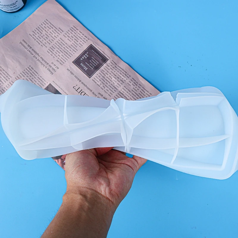 Handmade Home Decorations Mold Crystal Epoxy Mold Cup Mat Crystal Mold