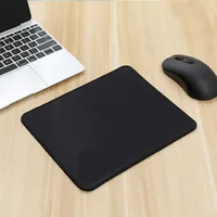 Simple Black Mouse Pad Gaming Esports Mouse Pad Universal Desktop And Laptop Computer Office Rubber Anti Slip Pad 180*220*1.5mm 2