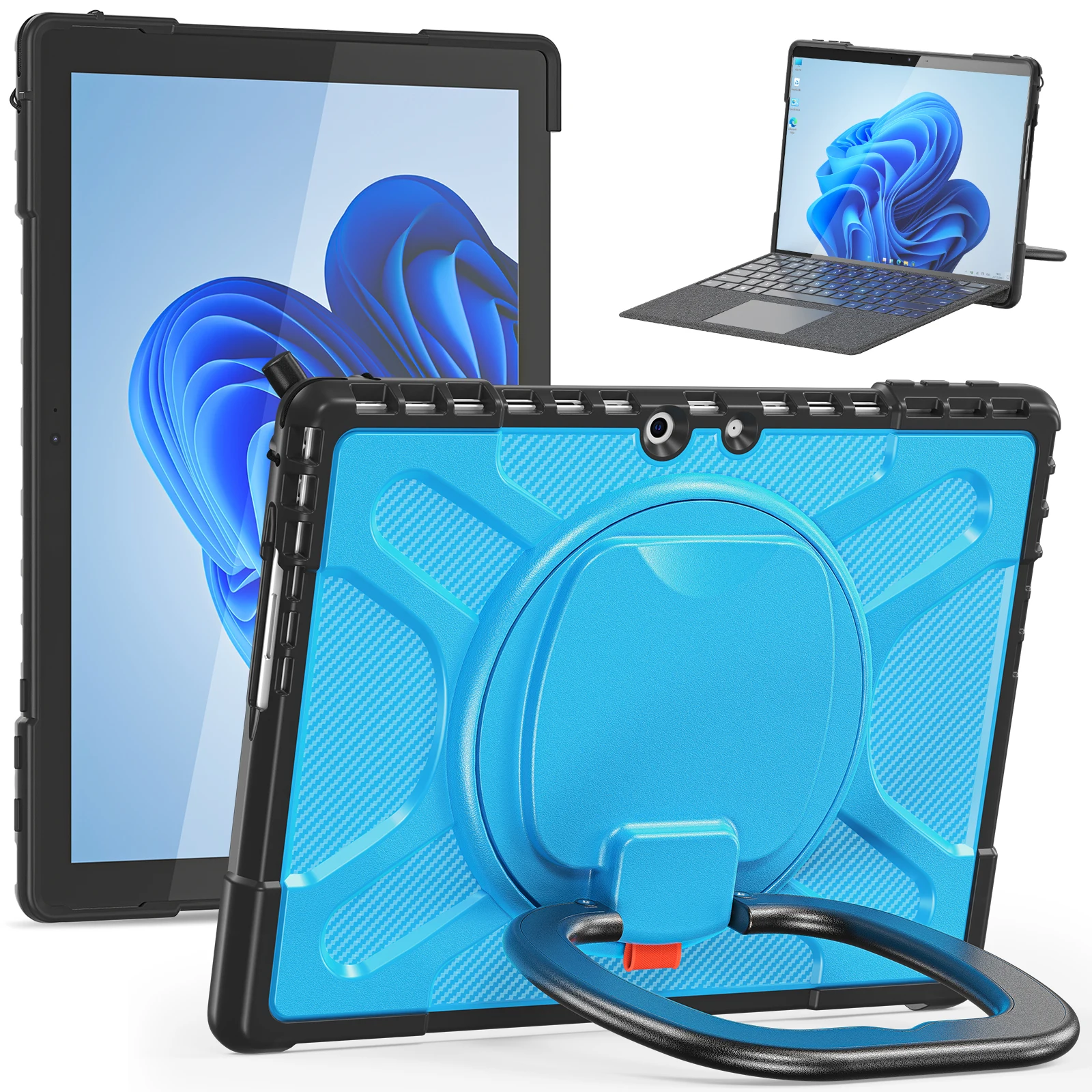 Per Microsoft Surface Pro 9 8 Case 13 "12.3 Pollici Surface Pro 7 6 5 4 Cover Antiurto Con Impugnatura Cavalletto Surface Go 2 3 10.5"