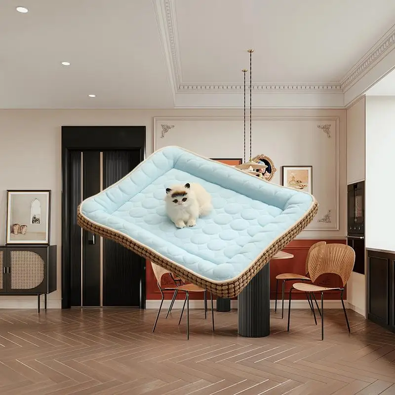 

Ultimate Comfort Four Seasons Pet Pad - The Perfect Cooling Pad for Your Beloved Dog and Cat Bed"Introducing the ultimate comfo