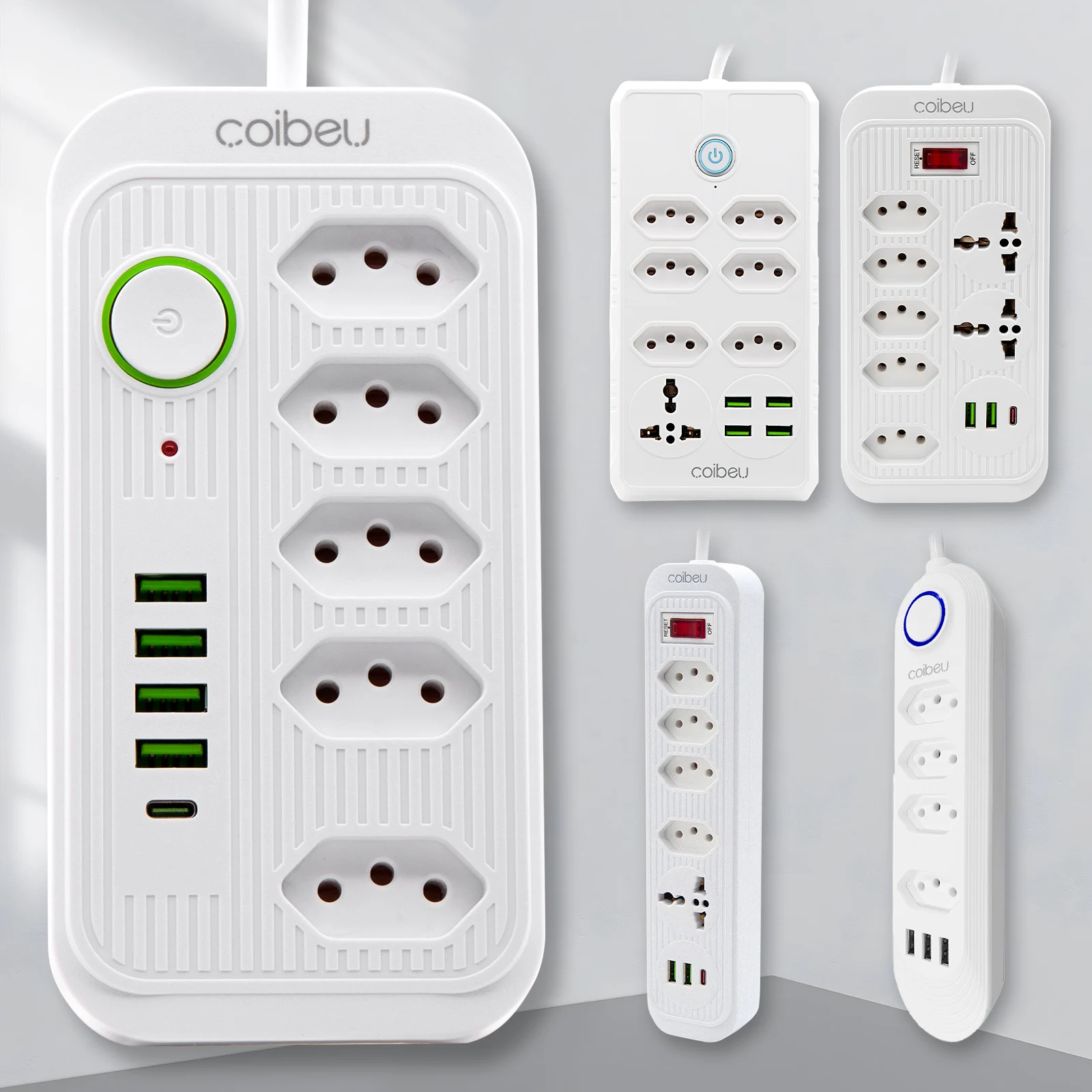Extension Outlet, Line Filter, Power Extension, USB Socket, Plug, Water Plug, Brazil Line Filter, 100-220V,10A 1