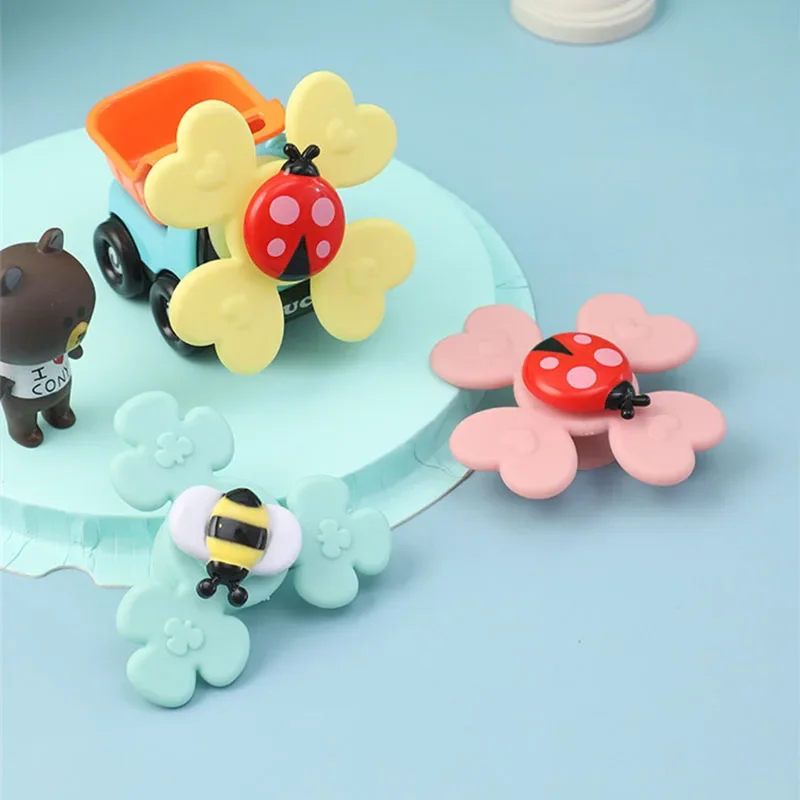 

Montessori Baby Bath Toys For Boy Children Bathing Sucker Spinner Suction Cup Toy For Kids Funny Child Rattles Teether