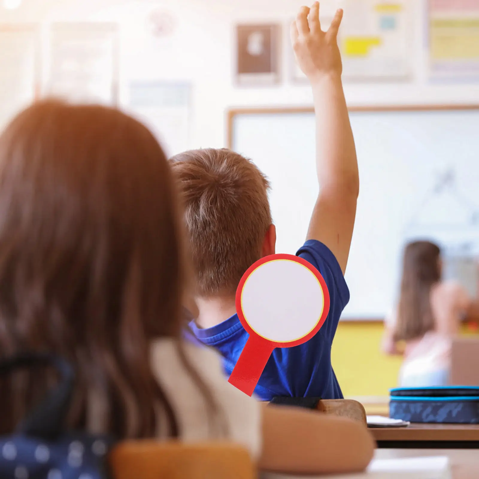 10Pcs 휴대용 빈 점수판 스포츠 이벤트용 핸드헬드 드라이 지우기 패들 보드 투표 점수 매기기 교실 지울 수 있는 화이트보드