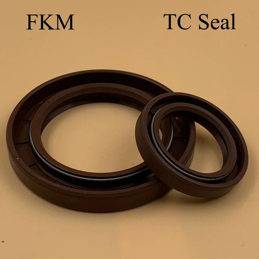 

85*125*10 85x125x10 85*130*12 85x130x12 Brown Fluoro FKM Fluorine Rubber Spring Two Lip TC Gasket Radial Shaft Skeleton Oil Seal