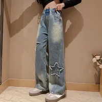 High Waist Jeans mit Sternen – Bild 3