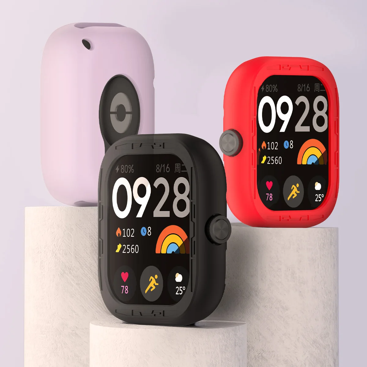 Silicone Strap and Bumper Protective Shell Cover