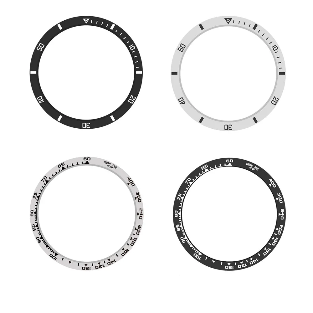 BEHUA Decorative Metal Bezel Ring Styling Case for Smartwatch Protective Cover