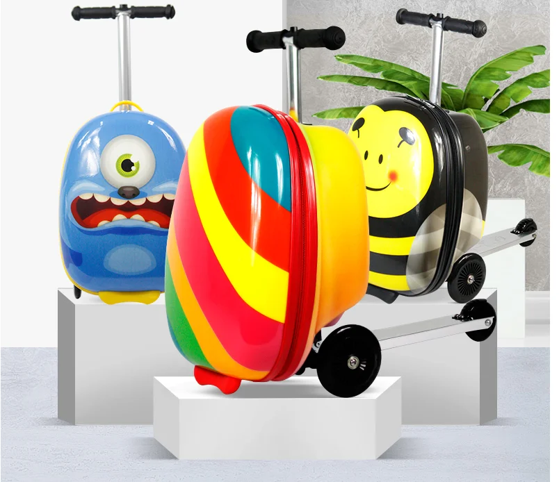 KidsLuggagesuitcaseChildrenRideOnSuitcaseTravelRollingSuitcase