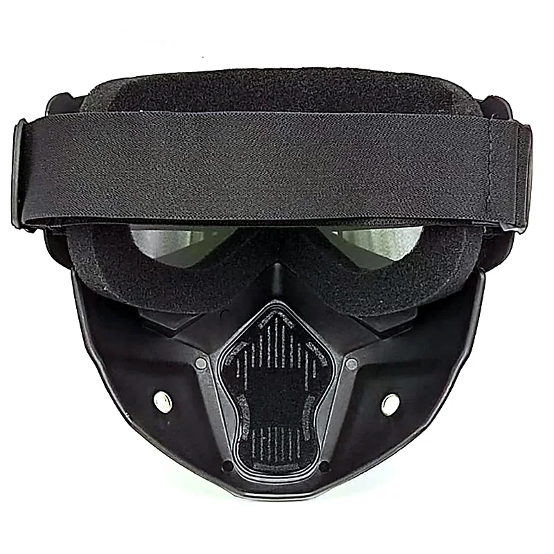 Motocross Goggles Outdoor Unisex Cycling Riding Skiing Windproof Goggles Eyewear With Detachable Mask Protection Motorcycle 4