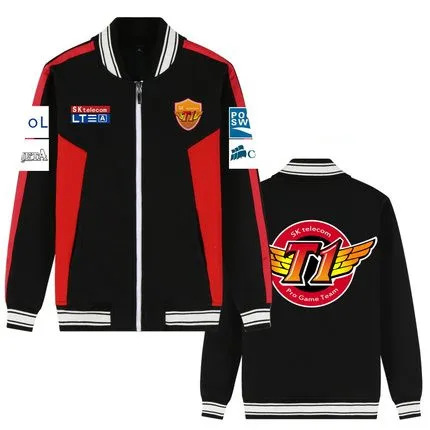 Game LOL World Champion SKT T1 Team Players Uniforms Faker Game