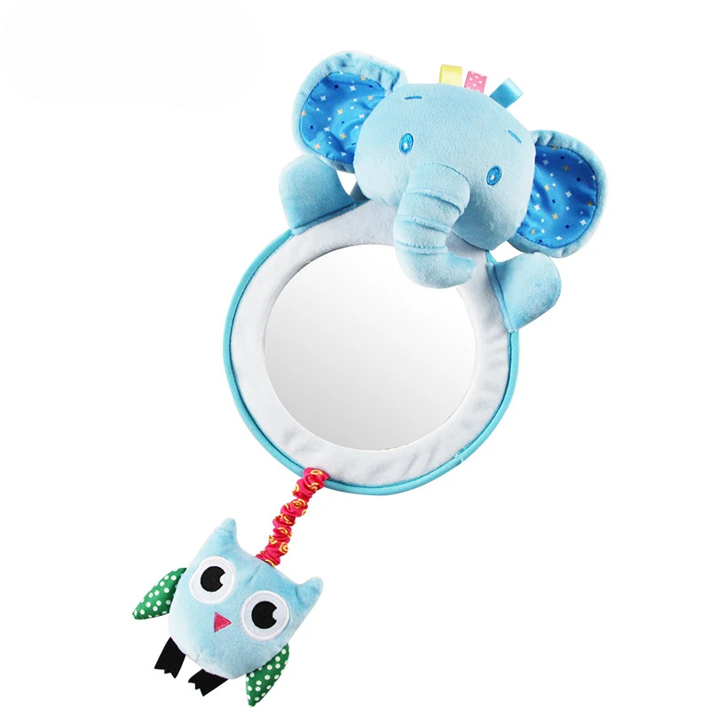 car rearview mirror car baby mirror Black White View Back Seat Mirror Baby Car Mirror Safety Seat Headrest Rearview Baby Facing Rear Ward Car Kids Monitor