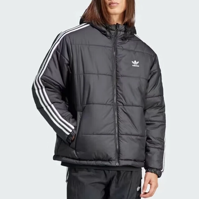 Adidas véritable trèfle homme double face chaud décontracté coton veste HZ0690 1
