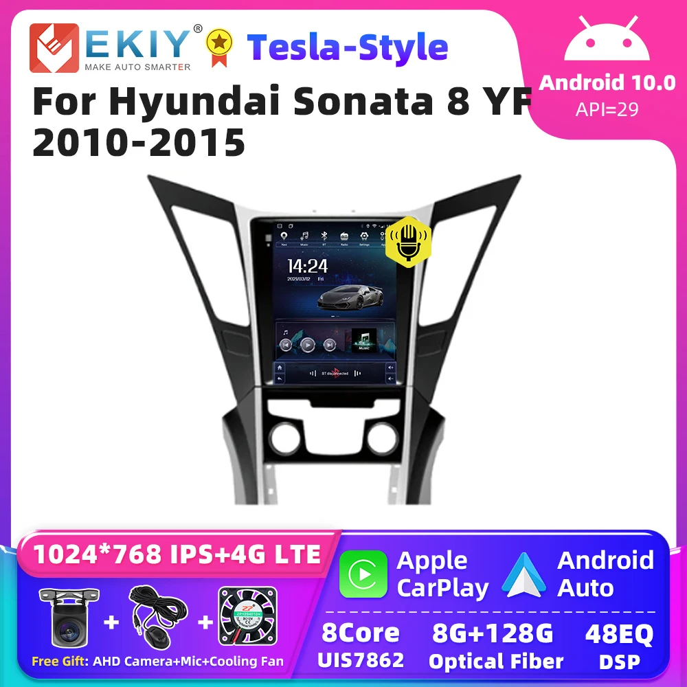 

Автомагнитола NAVISTART для Hyundai Sonata 8 YF 2010-2015, Android, стерео, стиль Тесла, GPS-навигация, мультимедийный видеоплеер без DVD