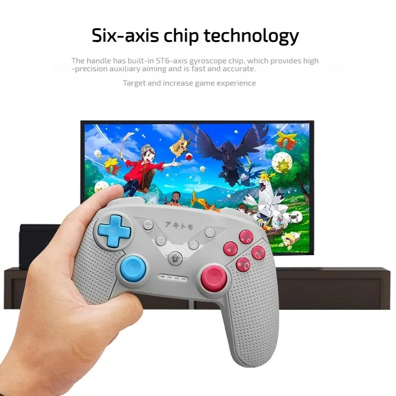 

For Nintendo Switch /Switch Lite Game Controller Bluetooth NFC Gamepad With Six-axis Gyroscope Vibration Joystick For PC PS3 New