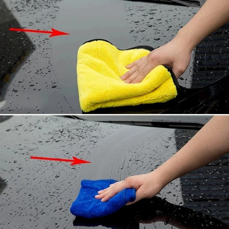Microfiber Towel Microfiber Cleaning Cloths Microfiber Car Towel 5Pcs Car Microfiber Cleaning Towels