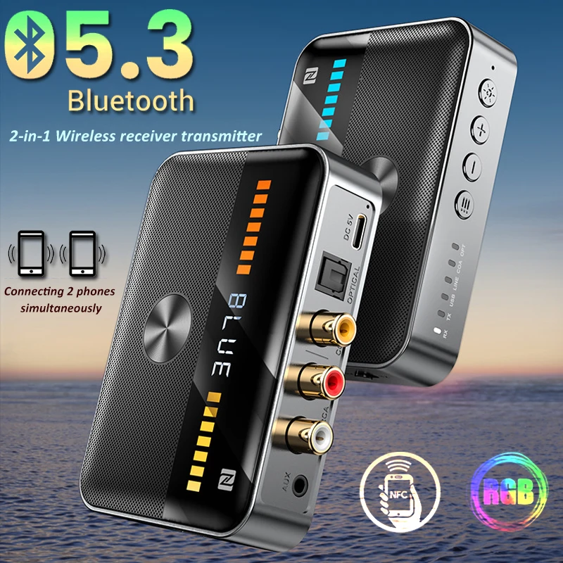 

Приемник-передатчик Bluetooth 5,3, 3,5 мм, 2 в 1