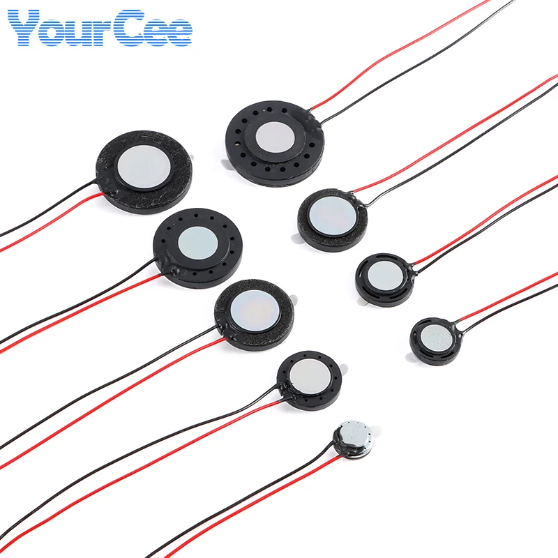 2 Altoparlanti Audio da 8 Ohm 1W (10mm/13mm/15mm/16mm/18mm/20mm/23mm/25mm/26mm) per Tablet, Telefono, Computer - Tromba/Clacson - immagine 2