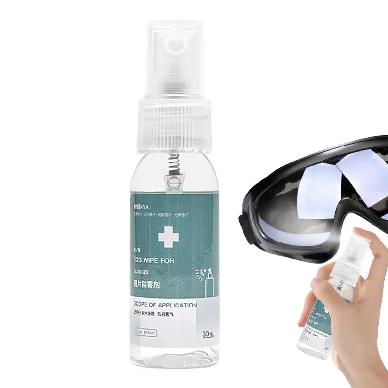 

Anti Fog Spray for Swim Goggles 30ml Defogger Lens Cleaner Spray Anti-Fog Agent Anti-Fog Agent Defogger Portable Long Lasting