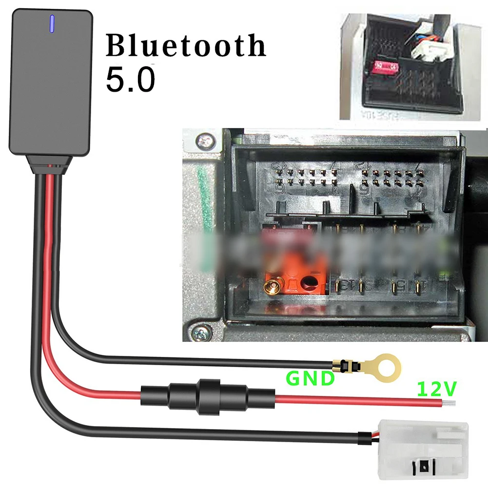 

RCD Aux Car Bluetooth Adapter Music MP3 Stereo Radio Bluetooth Adapter For RCD RNS 210 310 315 510 Golf 5 6 Electric Accessories