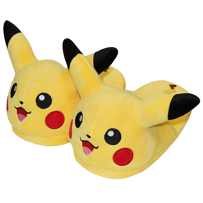 

Pokemon Cotton Slippers Snorlax Charmander Psyduck Mudkip Pikachu Eevee Leafeon Glacia Umbreon Plush Anime Plushie Shoes Gift