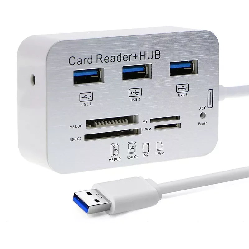 

COMBO USB 3.0/3.1 Hubs Multifunction USB With 3 Ports +SD/TF Card Reader All In One For MacBook Pro Usb-c Hub 3.0