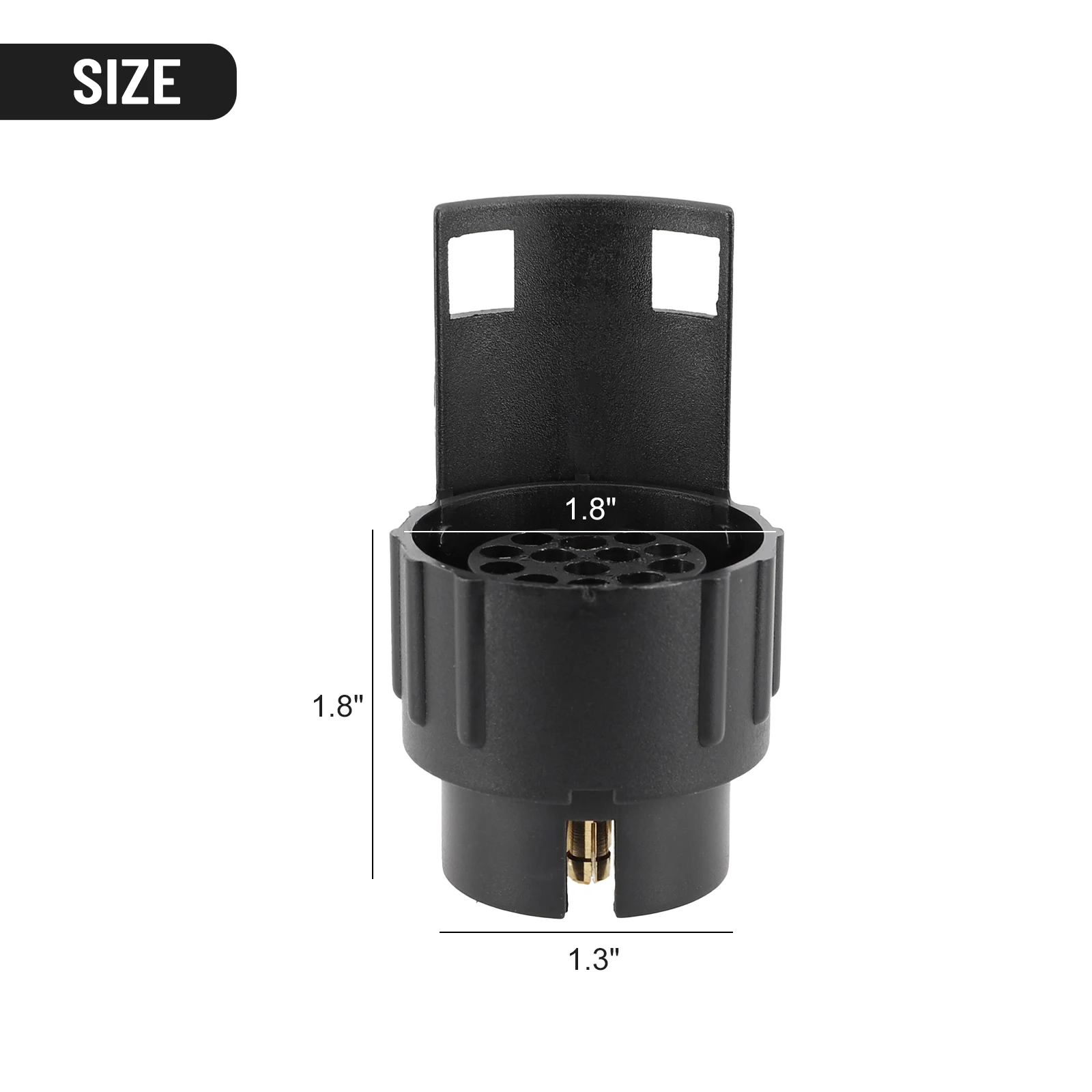 Trailer Socket Converter 12V 7 To 13 Pin Waterproof Durable