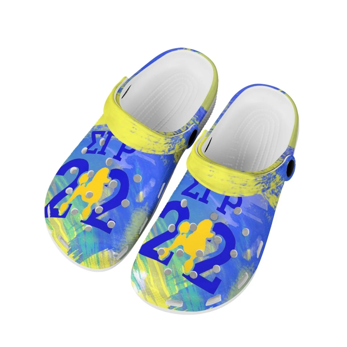 Sigma Gamma Rho Sorority Gift Couples Comfortable Non-slip Flats Hole Girl Slippers New Outdoor Garden Wading Shoes High Quality