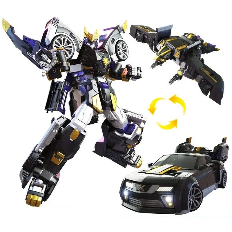 thumbnail image 1 of Mini Force Super Dinosaur Power Transformation Robot Toys Figuras de acción MiniForce X Simulación Coche Deformación Avión Juguete, 1 of 5