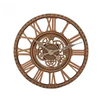 Hot Sale Outdoor Waterproof Creative Gift Home Office Vintage Resin Clock 2