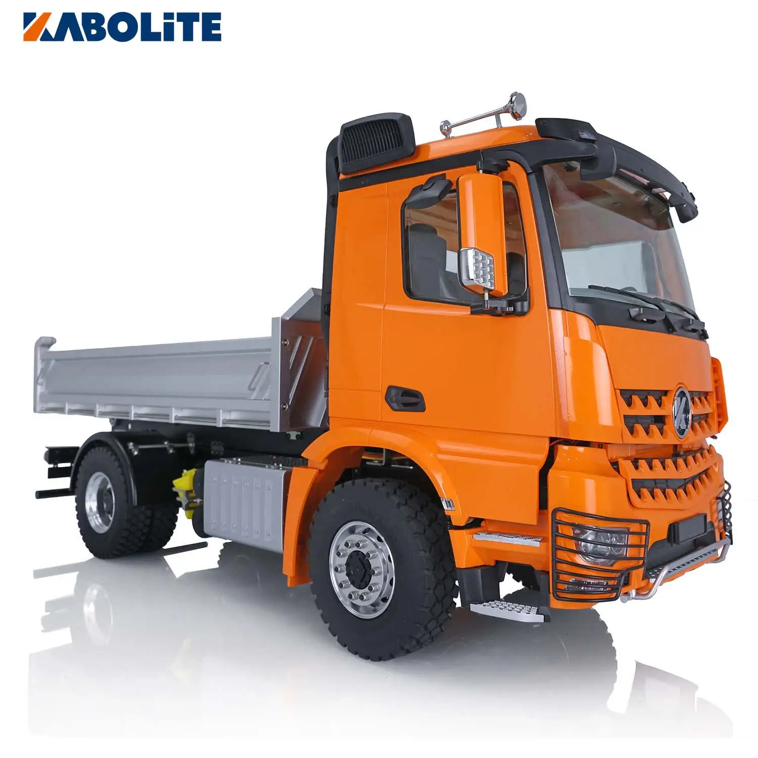 KABOLITE 1/14 K3362 4x4 Metal Hydraulic RC Dumper Truck RC Tipper Truck Car Light Sound System Radio Controller Boy Toys 5