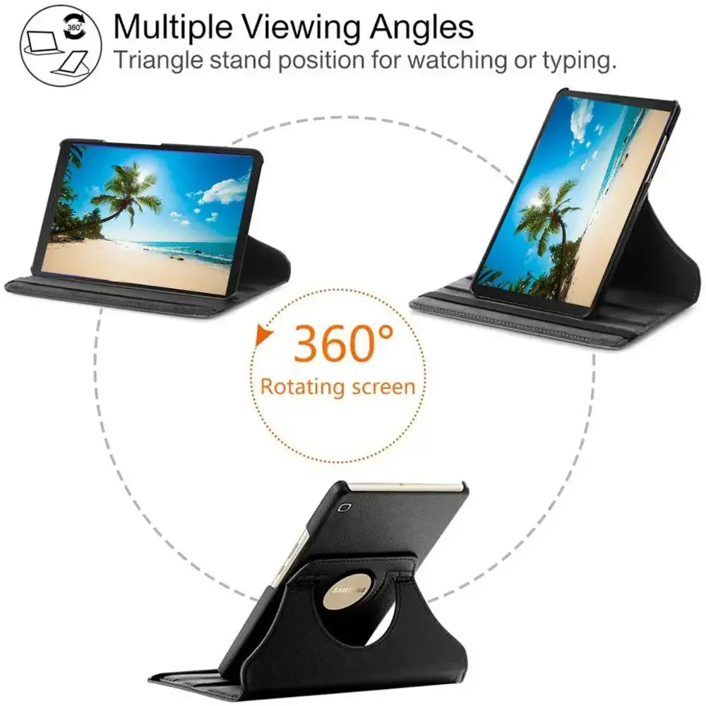 para Samsung Galaxy Tab a7 2023 T500 Case 360 Graus de Rotação Suporte Tablet Capa para Samsung Galaxy Tab a7 10.4 Sm-t500 T505 X200 - Imagem 4