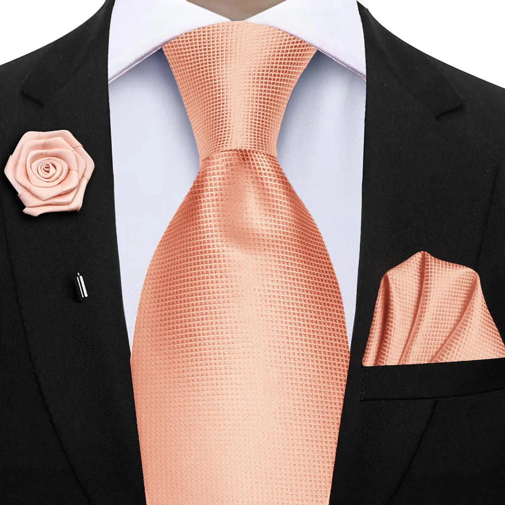 Elegant Peacock Blue Plaid Men's Accessory Set - Tie & Pocket Square Collection