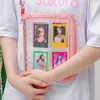 SKYSONIC A5 Zipper Binder Collect Book Refill Organizer DIY Journal Dairy Transparent Photo Album Organizer Stationery Supplies 6