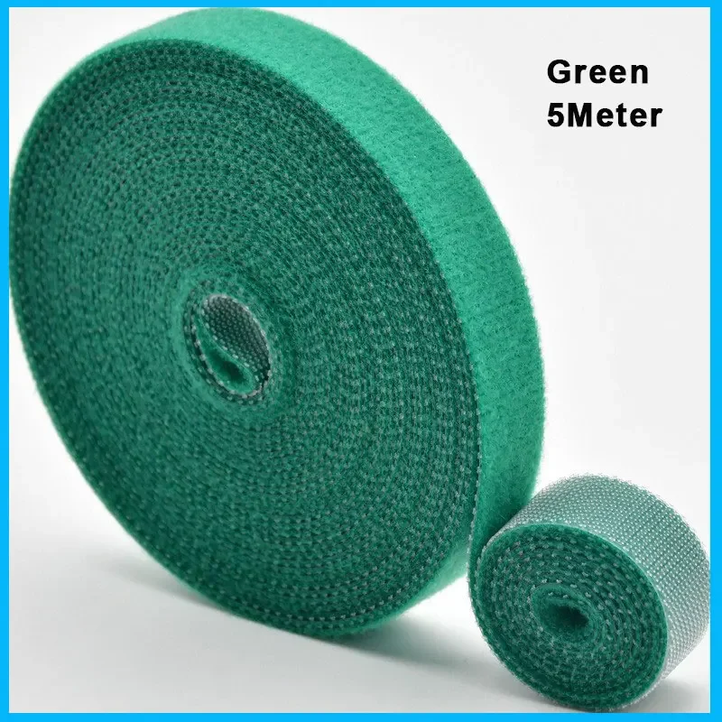 Reusable 5M Nylon Hook & Loop Cable Organizer Strap