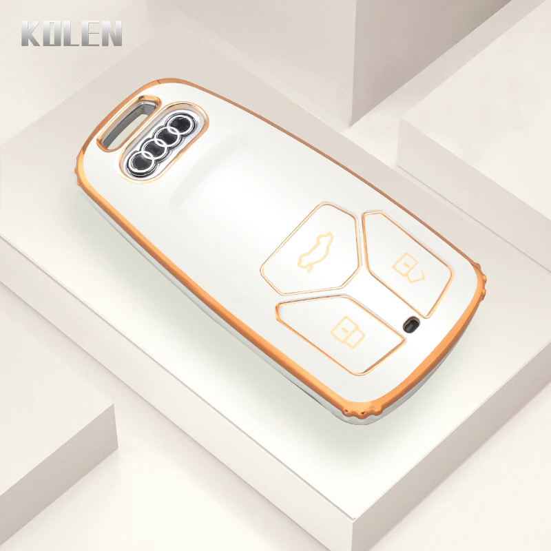 Elegant TPU Car Key Case Cover - Fashion Edition