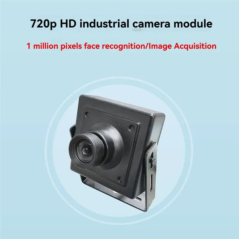 B68A USB 카메라 모듈 720P 30 프레임 산업용 카메라 얼굴 인식 이미지 수집 안드로이드 리눅스용 드라이버 프리 캠