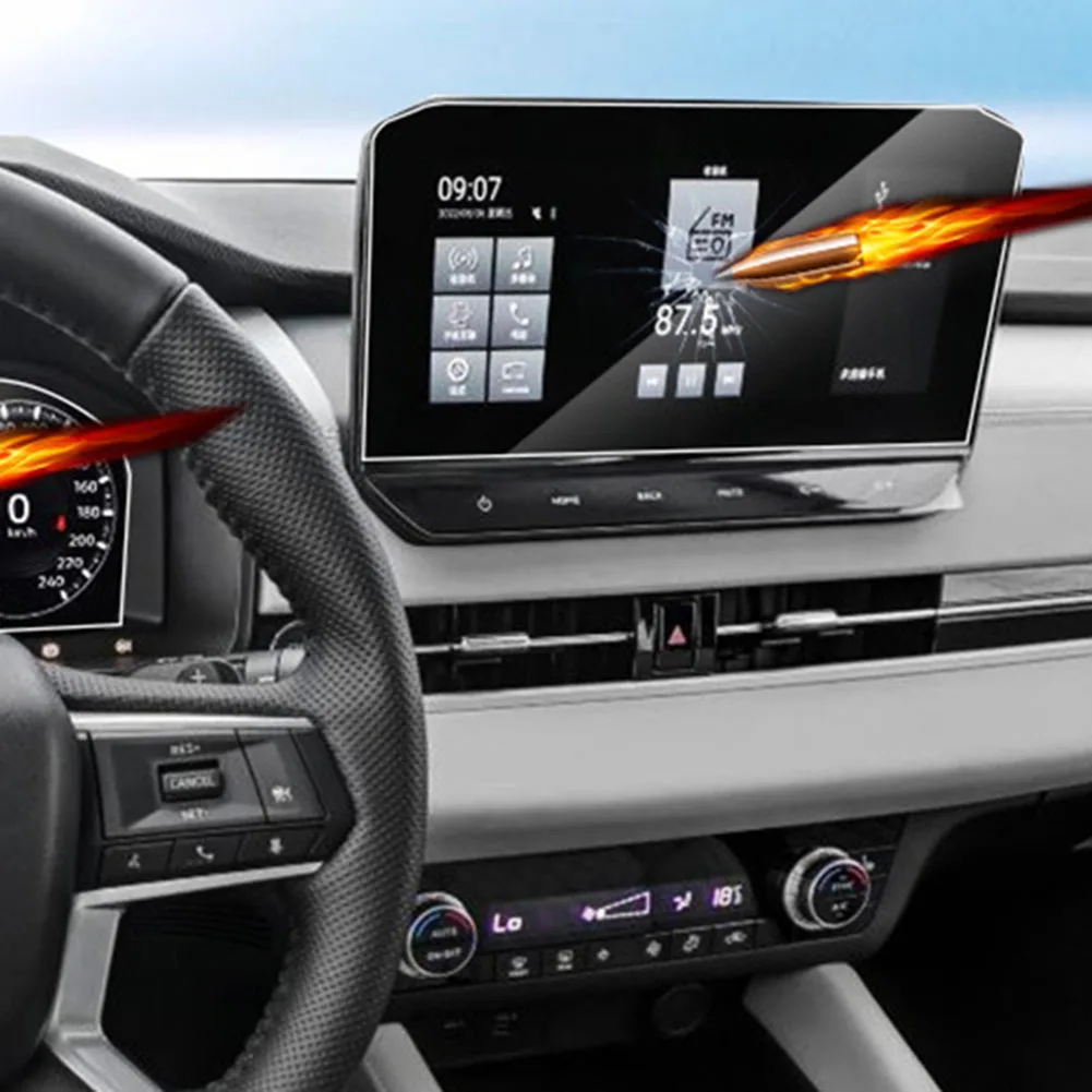 Central Control Instrument Navigation Tempered Glass Screen Protective