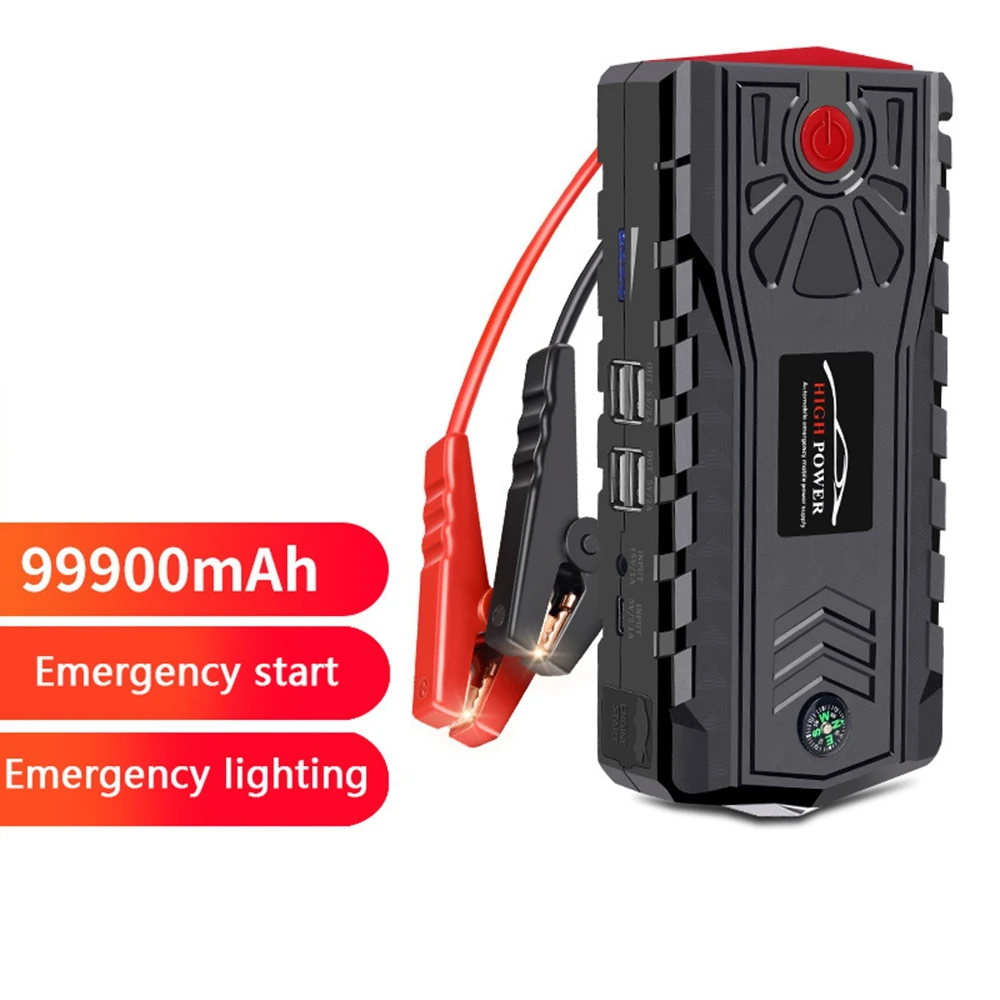 BUTURE 5000A Jump Starter 160W DC Quick Charge 26800 mAh Car Power Bank  Portable For Emergency Booster Starting Device - AliExpress